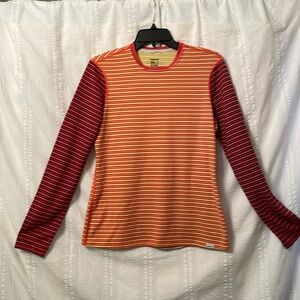 Patagonia long sleeve striped top women’s medium
